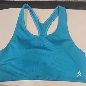 Rebel Athletic Blue Sports Bra Large